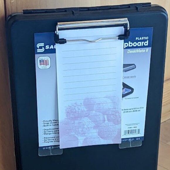 NEW Portable Plastic Storage Clipboards - Picture 6 of 9